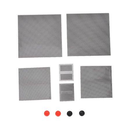 Dammfilterset för Xbox Series X - Precisionsskurna Ventilationsplastnät för Dammskydd med 4 Silikon Tumgrepp