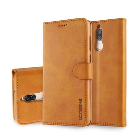 Lc.imeeke Huawei Mate 10 Lite Enfärgat Fodral I Läder - Ljus