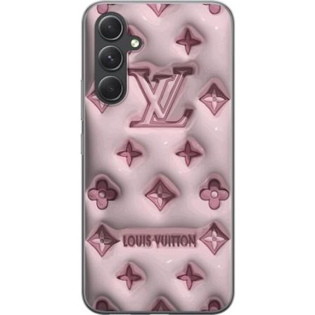 Samsung Galaxy S24 FE Läpinäkyvä kuori LV Pink