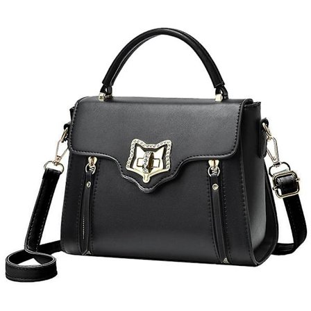 Lille håndtaske til kvinder, damer monogram crossbody skuldertaske pung