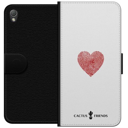 Kompatibelt Plånboksfodral till Sony Sony Xperia Z3 Cactus and Friends - Fingerprint Love
