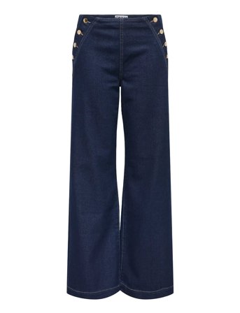 ONLY | Onlmadeline Button Hw Wide Dnm Gua | L x 32