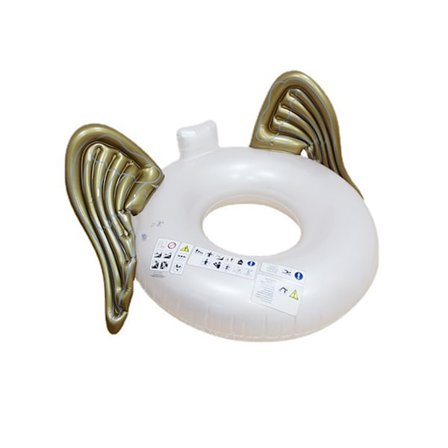 Stor Gyllen Oppblåsbar Basseng Lounge Flyte - Lekkasjetett