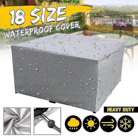 35 Størrelse Hage Uteplass Utemøbler Trekk Vanntett Bord Hagesett Beskyttelsestrekk For Utemøbler Trekk Regn 210d