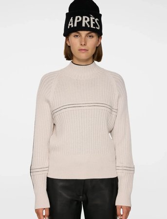 J. Lindeberg Nora Knitted Sweater - Cream - L