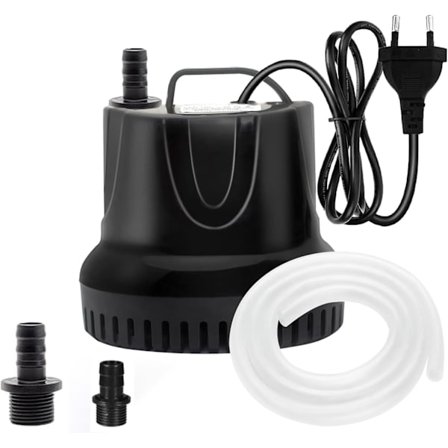 Vattenpump 15W 800L/H Ultra tyst akvariepump dammpump med 1,5m kabel,