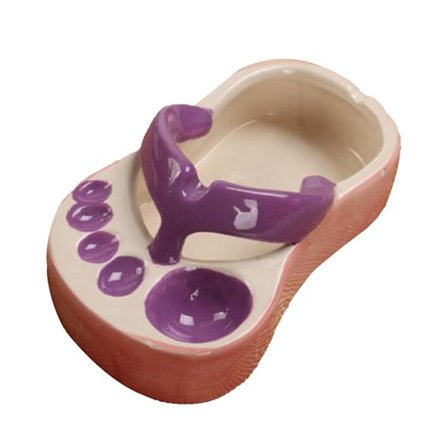 Keramiska pommes frites-fat Söt flip flops pommes frites-tallrik Söt keramisk skål flip flops-formade mellanmål Chips Sojasås Serveringsfat Skål 