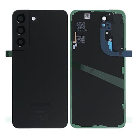 Samsung Galaxy S22 Baksida Original med tejp - Svart