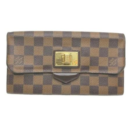 Louis Vuitton Vintage, Pre-owned Fabric wallets Bruin, Dames, Maat:ONE Size