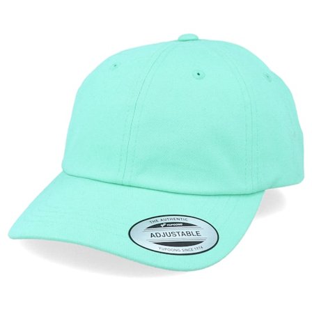Yupoong - Azul unconstructed Boné - Peached Diamond Blue Dad Cap @ Hatstore