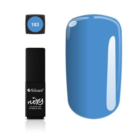 Silcare - Flexy - Hybrid Gel - Color: 183 - 4,5 Gram Blå