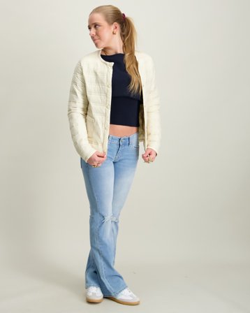 RYVLS Button Down Padded Jacket Cremefarvet Jakker Pige - Kids Brand Store