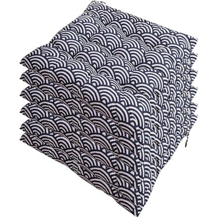 Sæt med 6 stolpude 40x40, dekorativ pude, stolpude, ZQKLA