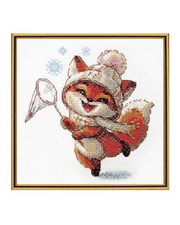 Broderikit Billede Legesyg Ræv - Aine