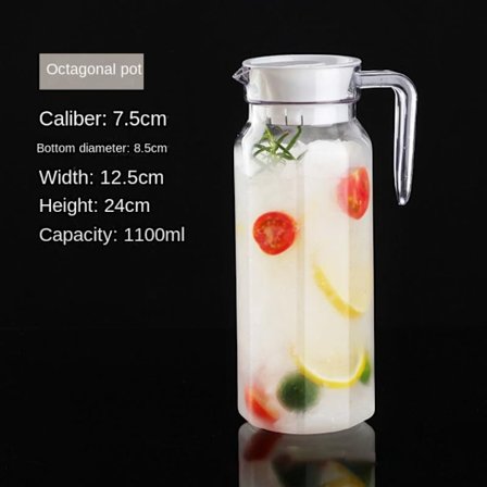 Vannkjeler Fruktjuice Melkegryte 1100MLOKTAGONAL GRYTE