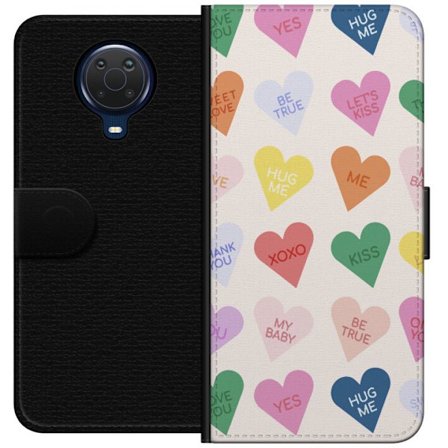 Kompatibel Tegnebogsetui til Nokia Nokia G20 GodteHjerter