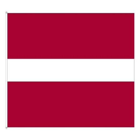 Latvias flagg 100