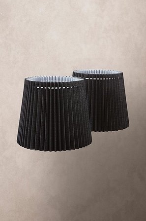 Jotex - Lampeskærm 2-pak - Stor Black mdf/metal - SOLO - Køb Lampeskærme hos Jotex