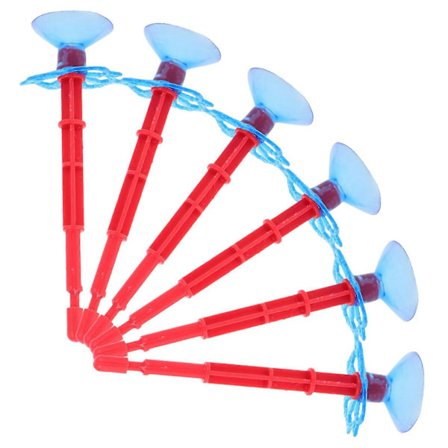 Imukuppinuolet Ampujille Oikeisiin Ulkoliikuntapeleihin Muoviset Vaihtoterät 6 kpl