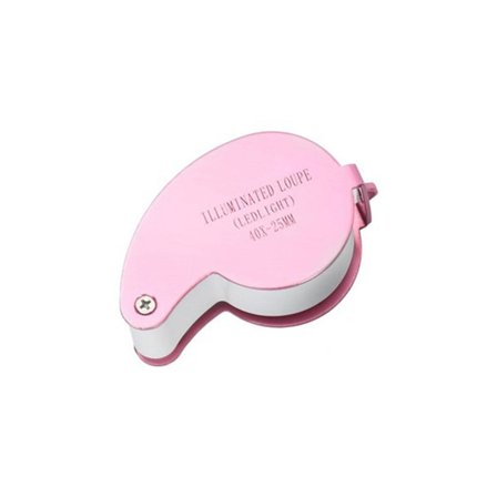 40 Gange Dobbelt LED Lampe Foldbar Forstørrelsesglas Egnet til Jade Smykker Samling og Appreci