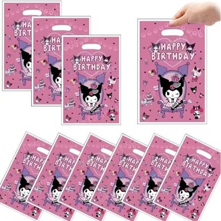 10 stk. Kuromi Gavepose Slikpose Festpose Fødselsdagsgave