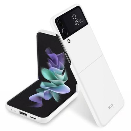 Samsung Galaxy Z Flip4 5G Scratch Resistant Rubberized Skal - Vi Vit