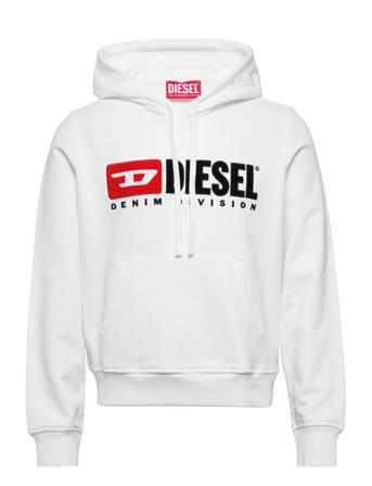 S-Ginn-Hood-Div Sweat-Shirt White Diesel Men