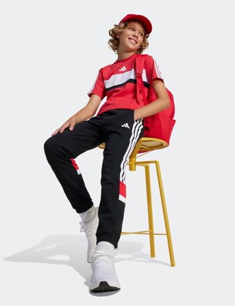 adidas Sportswear J 3S Tib T - Red - 152