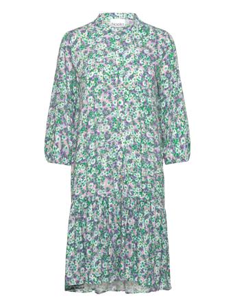 Imogene Sh. Dress Green Noella