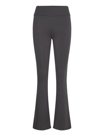 Gina Tricot Soft Touch Folded Trouser - Grey - XL