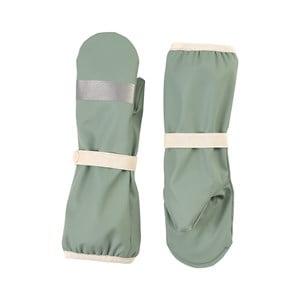 Kuling Leaf Green Vilnius Recycled Rain Mittens 6-7 Years - Gloves and mittens - 6-7 years - Green