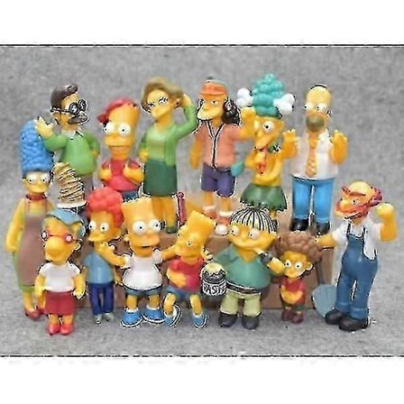 14-pack Simpsons Familj Figurer
