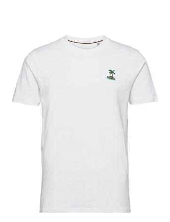 Akrod Embroidery Tee T-shirt Hvid Anerkjendt