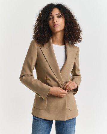 GANT Damen Club Sakko (38) Khaki