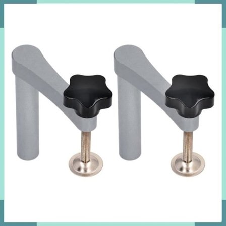Justerbar hurtigklemme i aluminiumslegering, 2 stk, skrivebordspresse, stabil klemmer for trebearbeidingsprosjekter