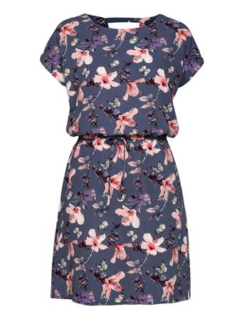 Onlnova Lux Connie Bali Dress Aop Wvn 3 Kort Klänning Blå ONLY