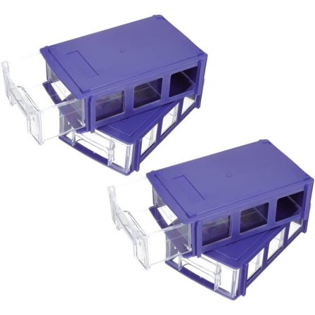 Hårdvarulåda Delar Förvaring Hårdvara Hantverksskåp Bärbar Organiseringslåda Case Låda Fack för Hårdvara Skruvar Bultar Muttrar Spikar Pärlor