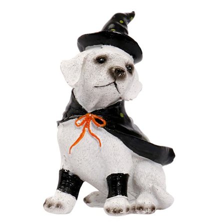 Halloween dekorationer ins sød heks pirat kæledyr hund harpiks ornamenter hjem ferie gaver