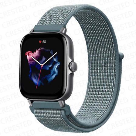 20 mm 22 mm watch för Amazfit Gts/2/2e/4/3/mini Gtr 4/2/3/ pro 47 mm Stratos 3 nylon Pulseira Correa Amazfit bipsband