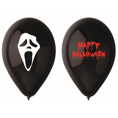 Ballonger Halloween Läskigt Motiv 5-pack - Halloween Dekoration - Kalaslagret.se