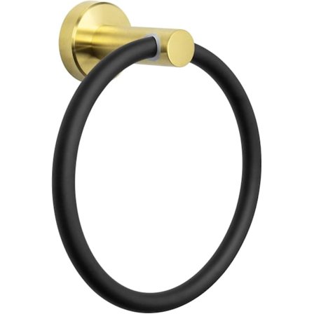 Badehåndklæde Ring, Badeværelses Hardware Tilbehør- Fortykket Rustfrit Stål Håndklædeholder Til Badeværelse, Moderne Rund Håndklædeophæng Vægmoteret (