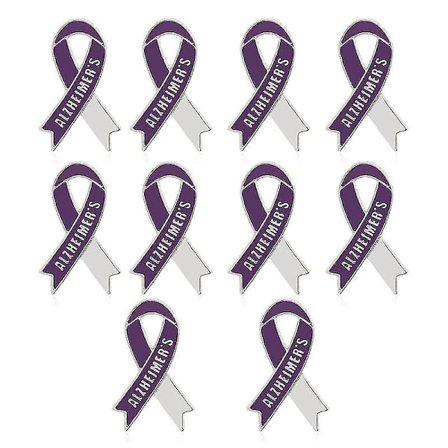 Brosje Nål Lilla Sløyfe Brosjer Alzheimers Bevissthetsnåler