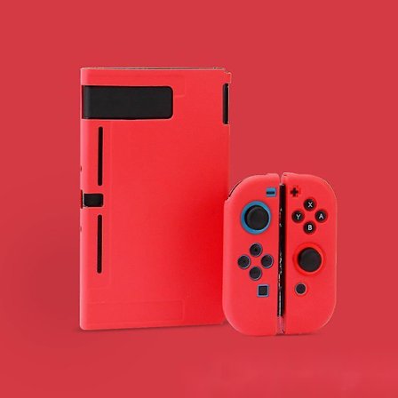 Nintendo Switch Tpu Soft Case Full Cover Beskyttende Case Silikone Case Uv Printingred