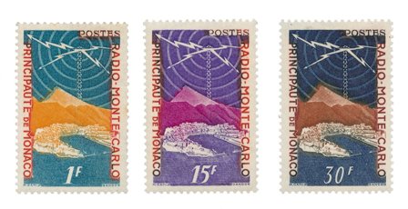 Monaco YT 376-78 - Ubrugt