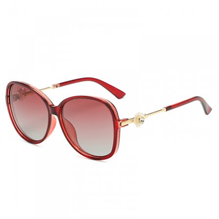 Kvinnors fyrkantiga Cat Eye Hybrid Butterfly Fashion Solglasögon