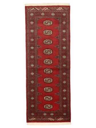 76X202 Dywan Pakistański Bucharski 2Ply Orientalny Chodnikowy (Wełna, Pakistan ) Carpetvista