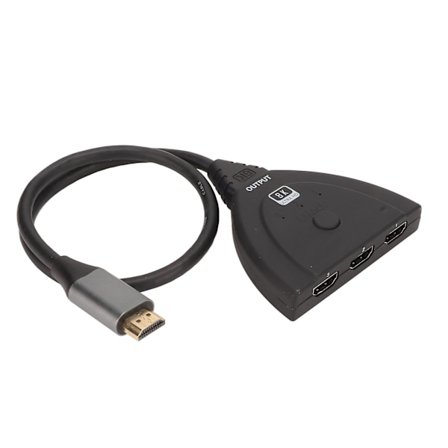 8K HD Multimedia Interface-växel 3 i 1 ut 60Hz HDR 10 HDCP 2.3 HDMI 2.1 Splitter för spel [db]