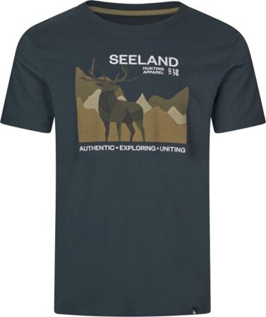 Seeland Fragment T-Shirt Dark Blue