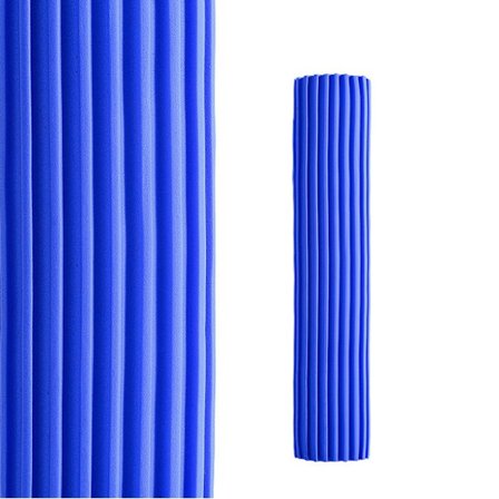 2-pack svampmopphuvuden med smal öppning, mjuka svamp-PVA-mopptillbehör, svampmopphuvuden (blå, 33 cm smal del)