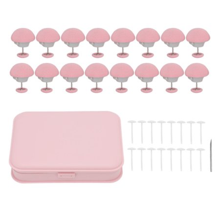 16 stk. Pink Svampeformet Dynebetræk Fikseringsclips Plastik Dynelukninger til Hjemmet